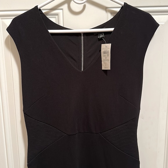 NWT Ann Taylor Black Dress Size 8 - Picture 4 of 5